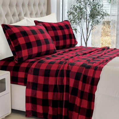 Velvet Plush Flannel Set
