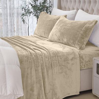 Velvet Plush Flannel Set