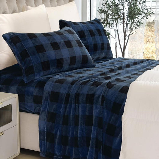 Velvet Plush Flannel Set