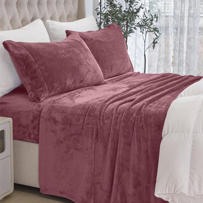 Velvet Plush Flannel Set