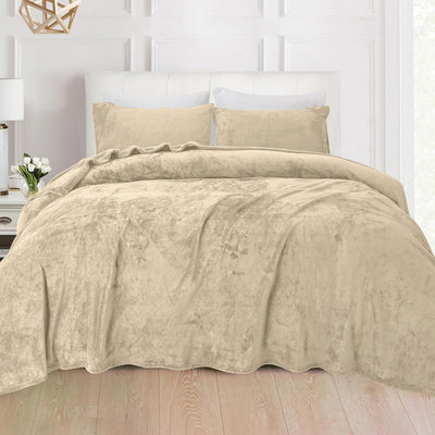 Velvet Plush Flannel Set