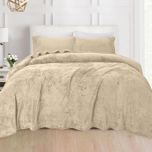 Velvet Plush Flannel Set