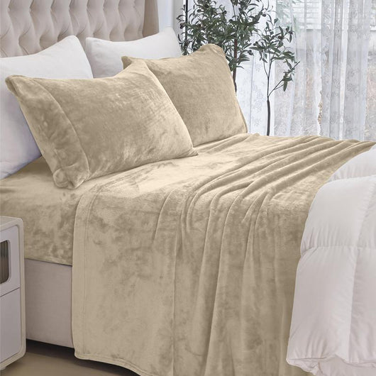 Velvet Plush Flannel Set