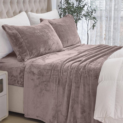 Velvet Plush Flannel Set