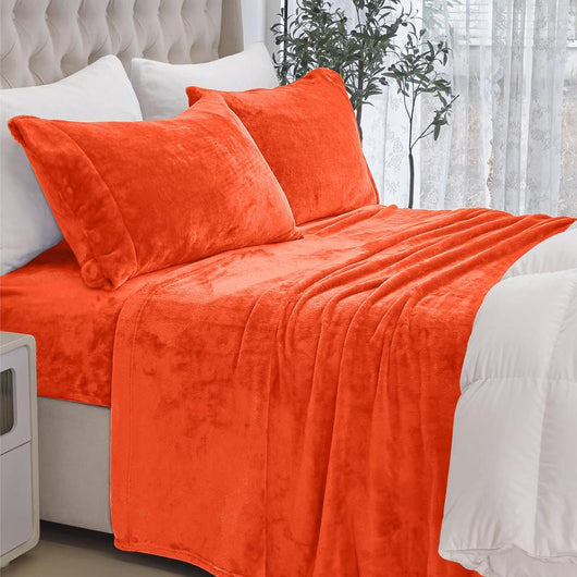 Velvet Plush Flannel Set